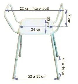 tabouret suélevé haut de douche gréco.webp