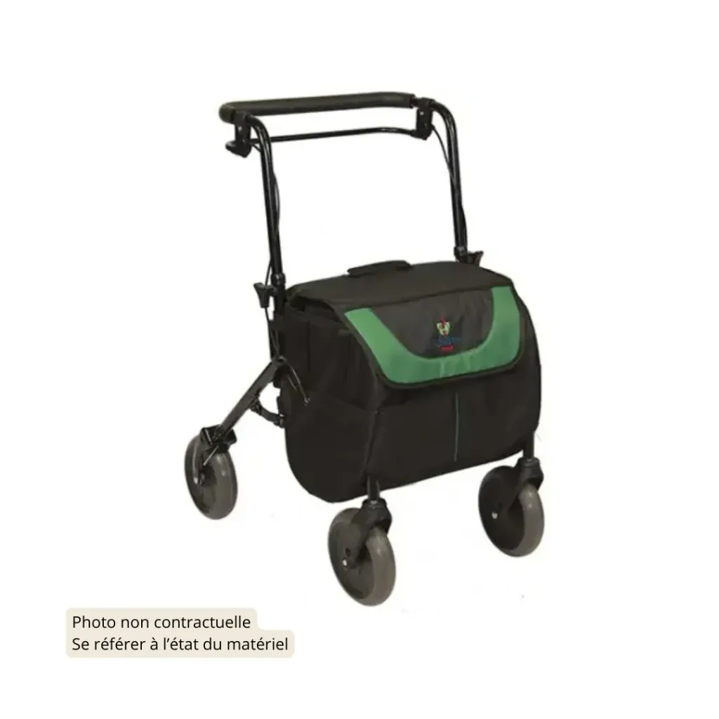 SHOPIROLL ROLLATOR Déambulateur 4 roues (Très bon état)