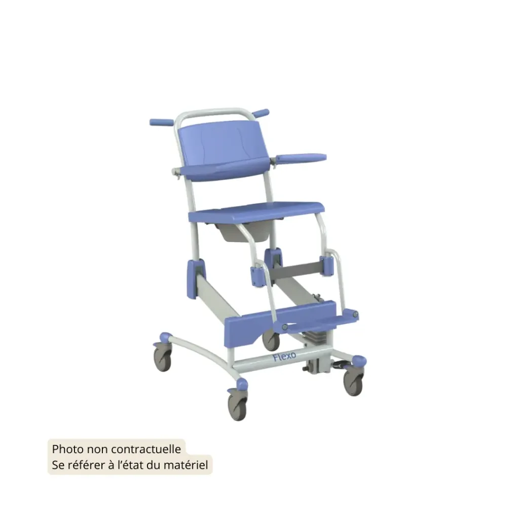 Flexo Chaise de douche à roulettes