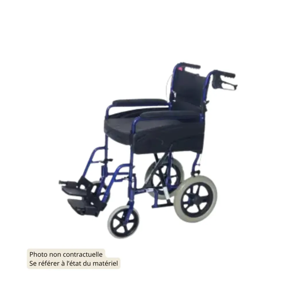 Alu Lite Fauteuil roulant transfert (410, Très bon état, Bleu)