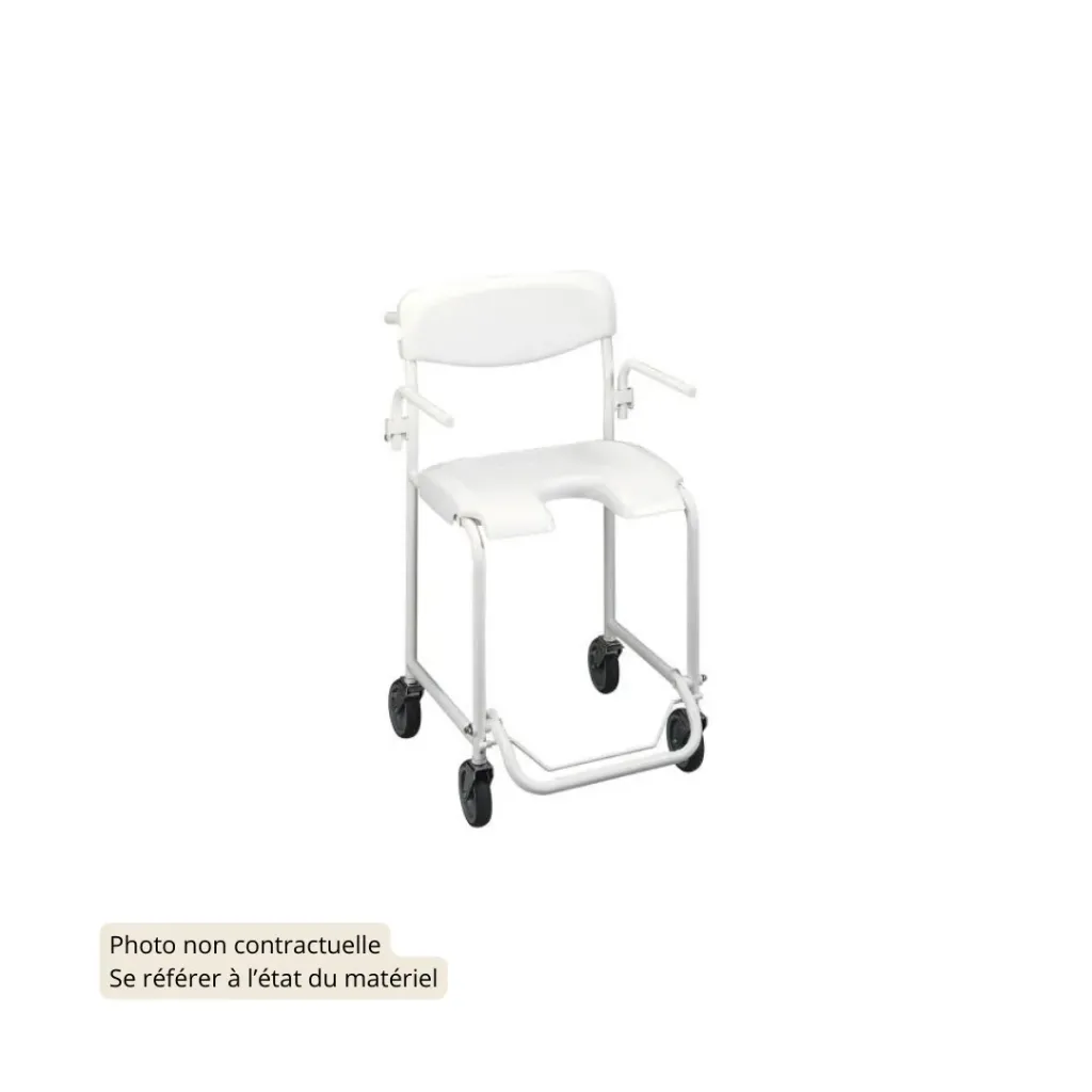 ALIZÉ H2080 Chaise de douche à roulettes
