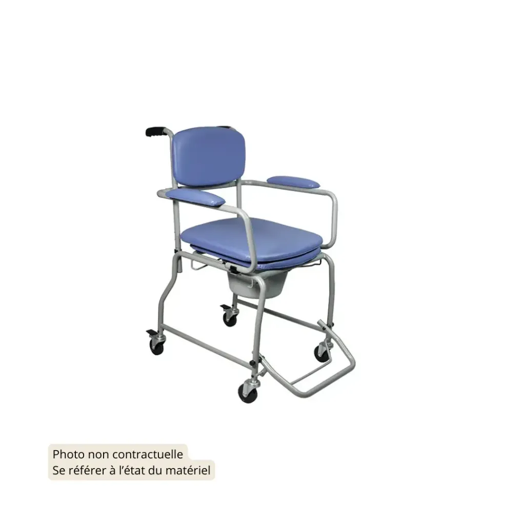 OSIRIS Chaise percée à roulette