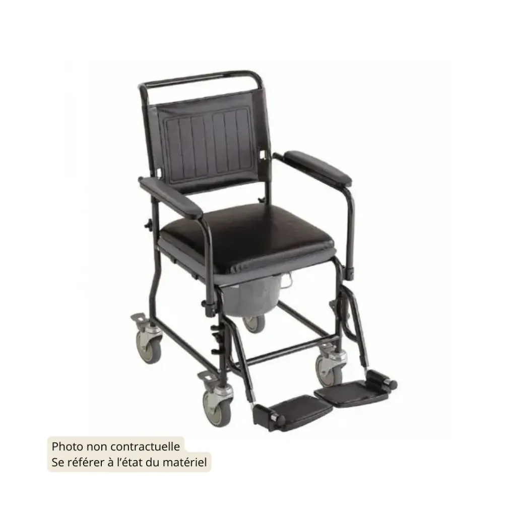 H720T Chaise percée à roulette