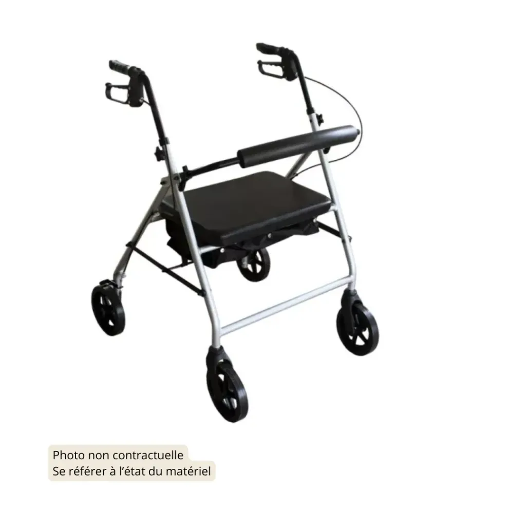 ALUSTYL'MAX Déambulateur 4 roues