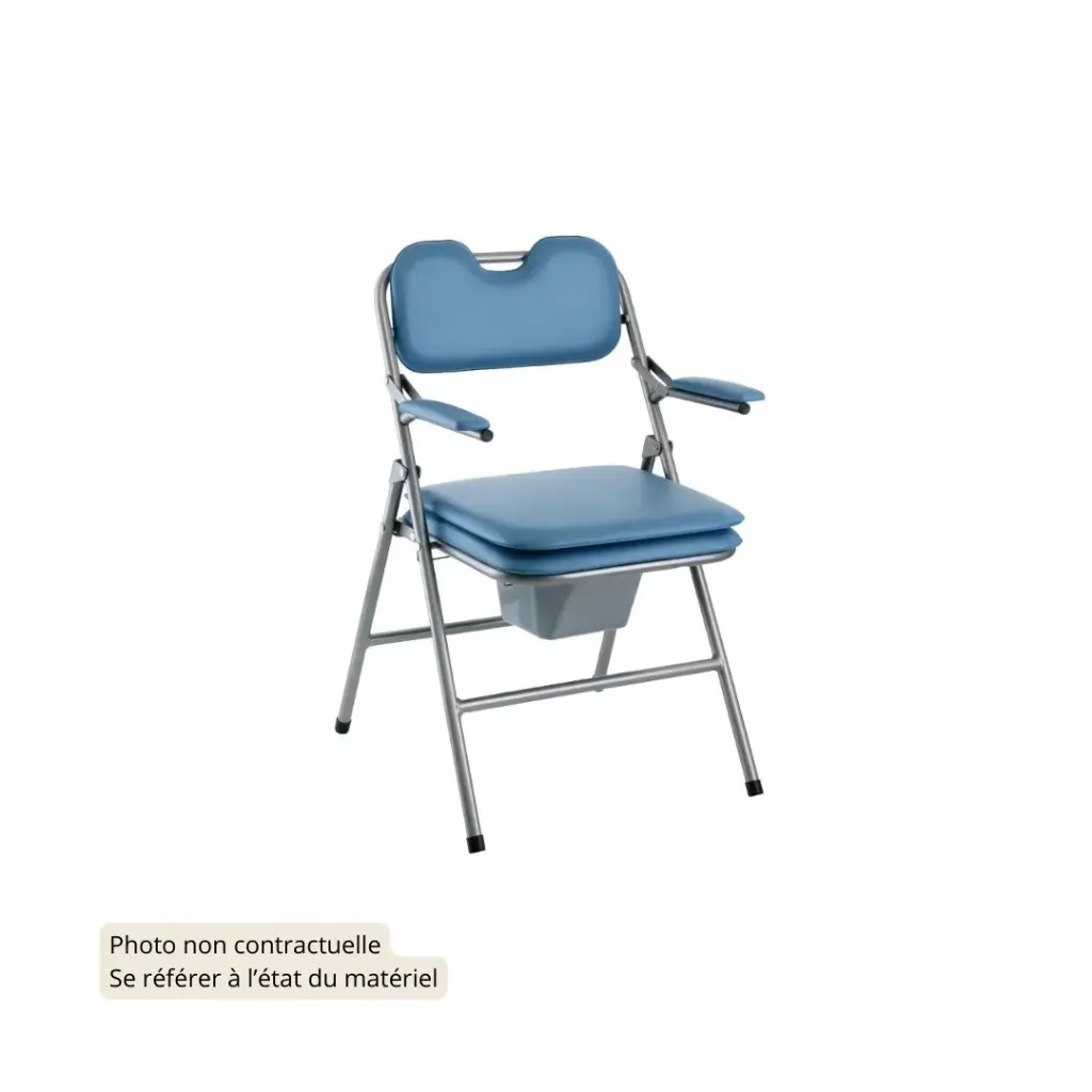 H407 Chaise percée pliable