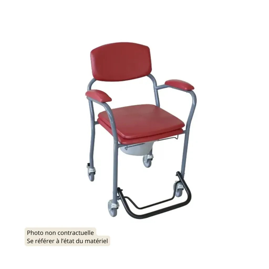 CANDY 250 Chaise percée à roulette (Très bon état)