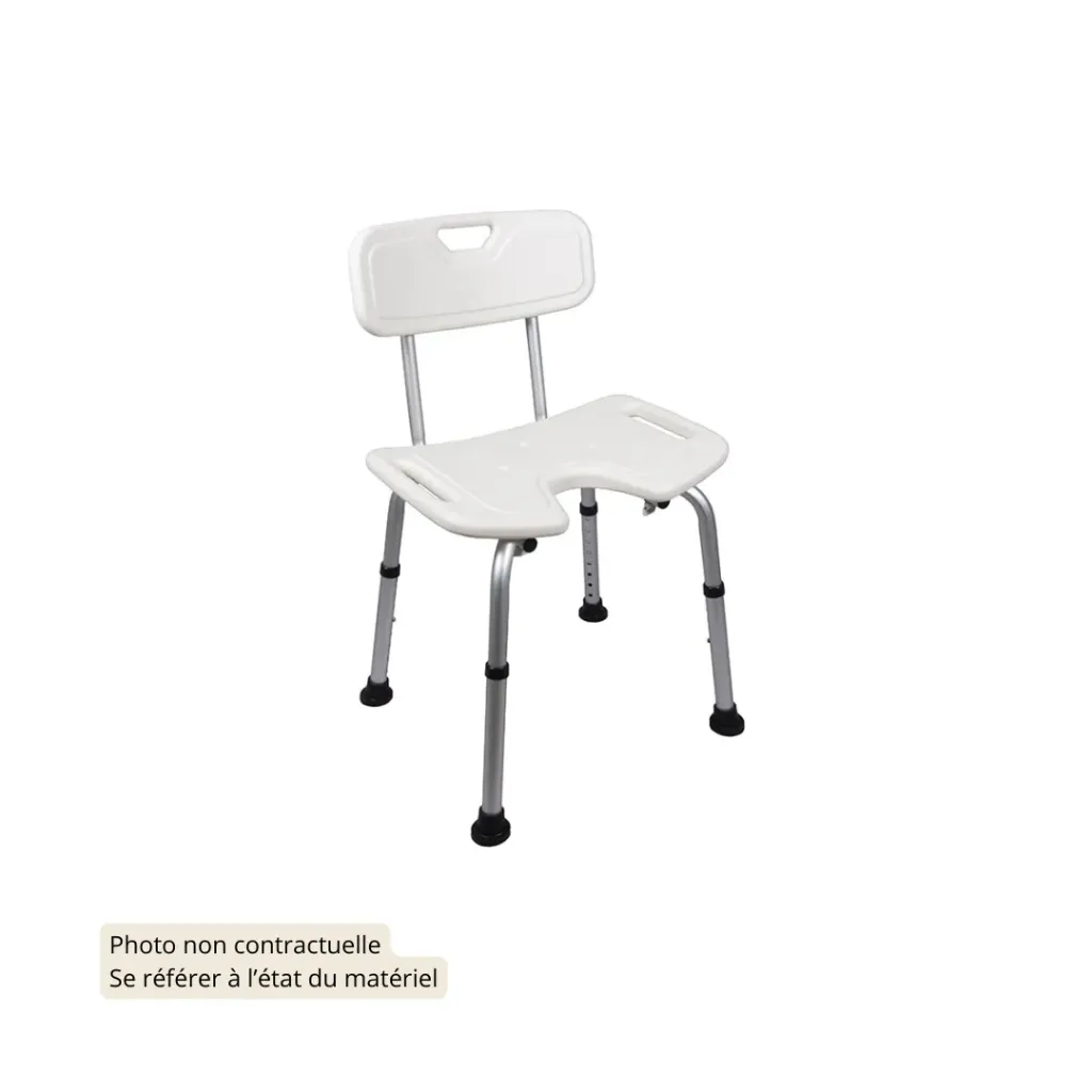 OCEANE Chaise de douche fixe