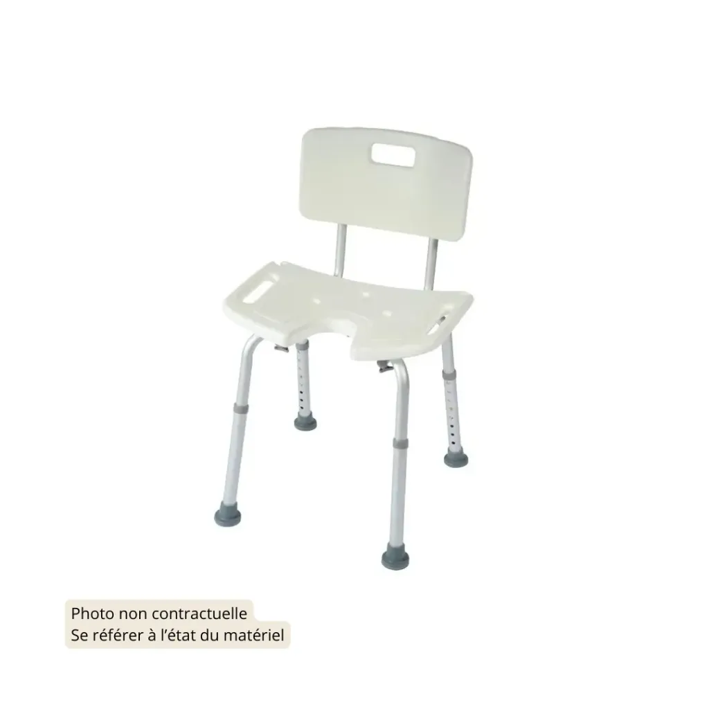 NEW BORA Chaise de douche fixe