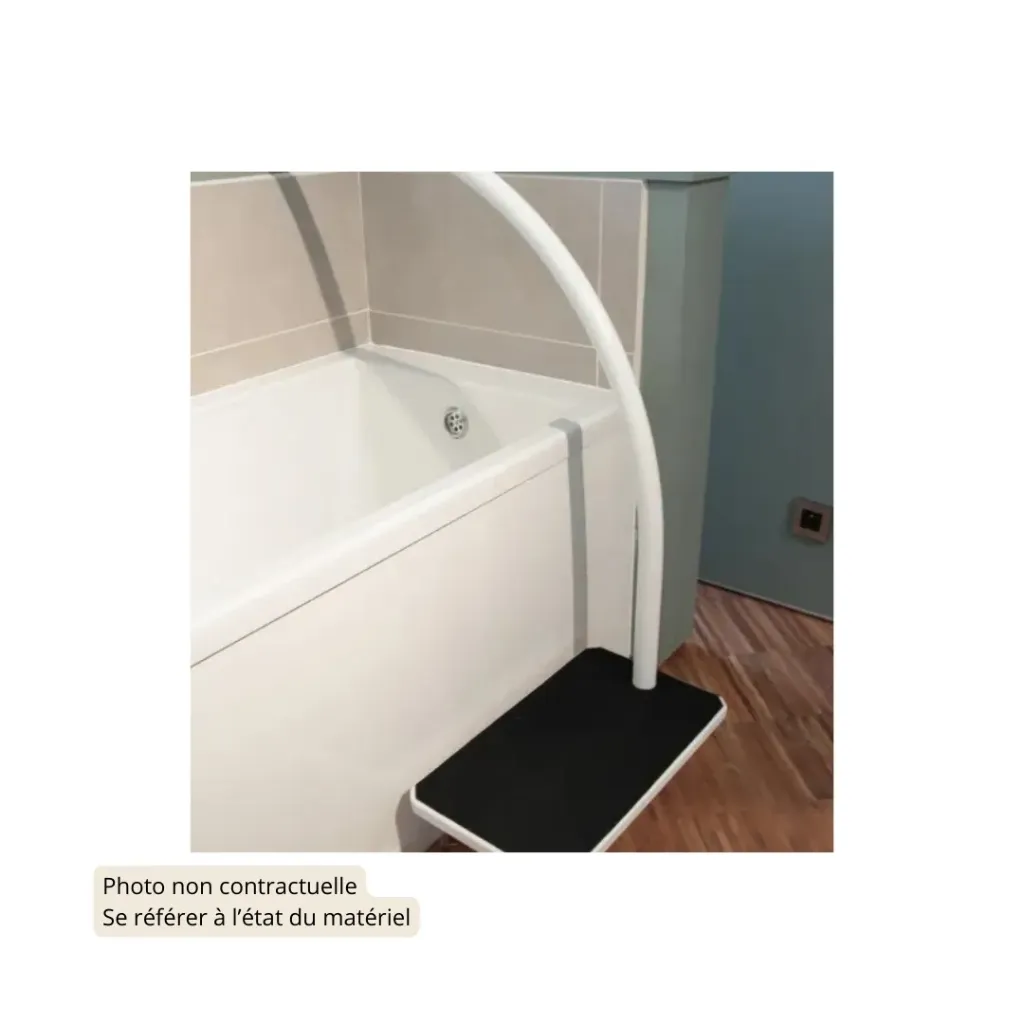 Marche pied et poignée de bain  Poignée de baignoire