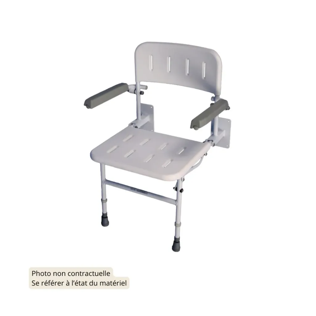 TE-5666-2 Chaise de douche murale (Standard)