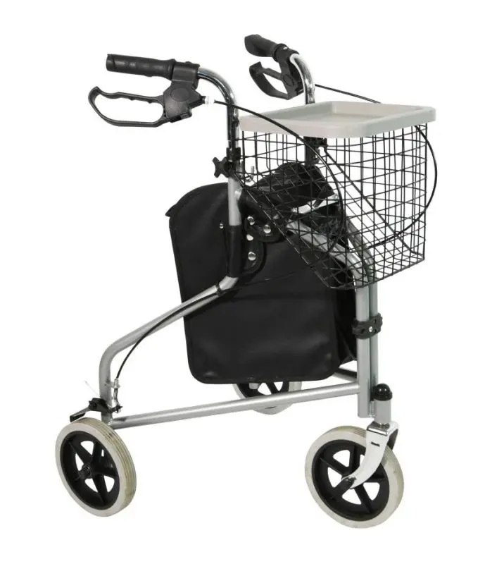MADRID SA1312005 Déambulateur 3 roues (Gris, Très bon état)
