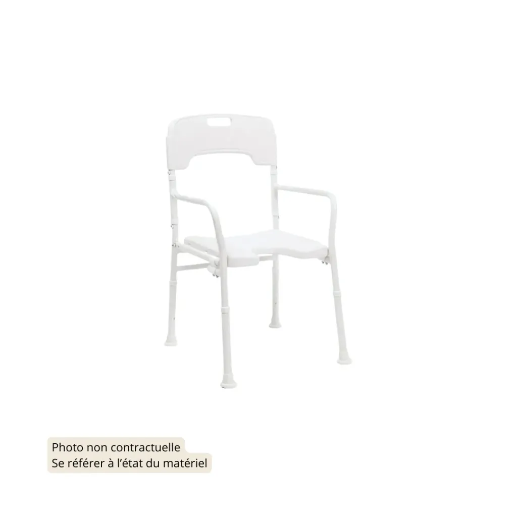 LALY  Chaise de douche fixe