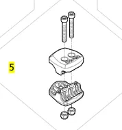 [1575102] Kit bride de frein Invacare Action 1575102