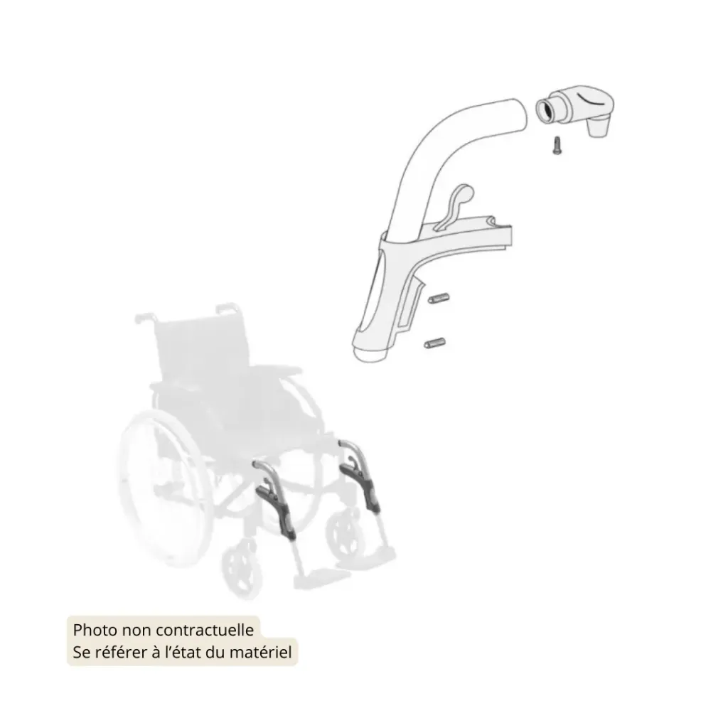 (copie à supp) Potence 80° Invacare action