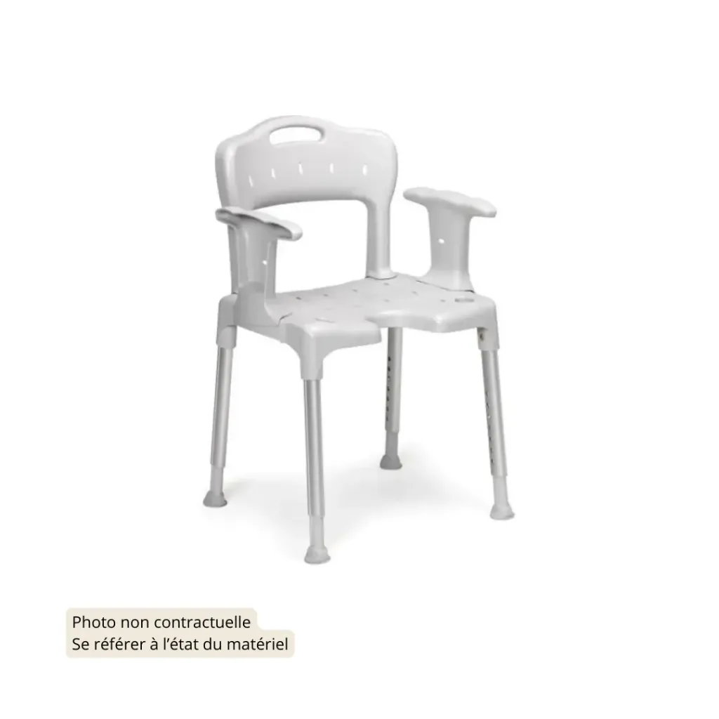 SWIFT Chaise de douche 3 en 1 (Gris, Très bon état)