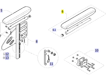 Kit Action manchette longue 380mm + tube + vis - 1432595