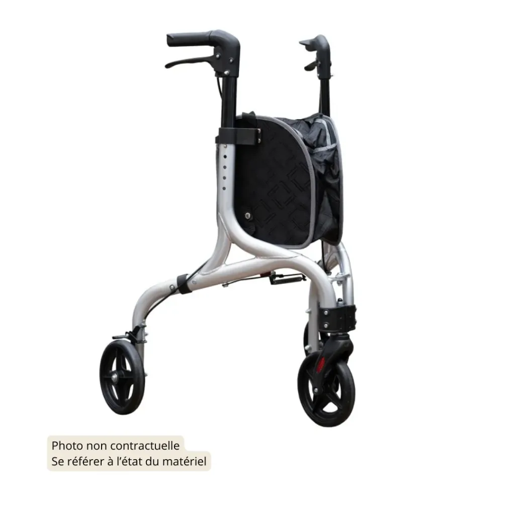 Déambulateur 3 roues aluminium (Très bon état)