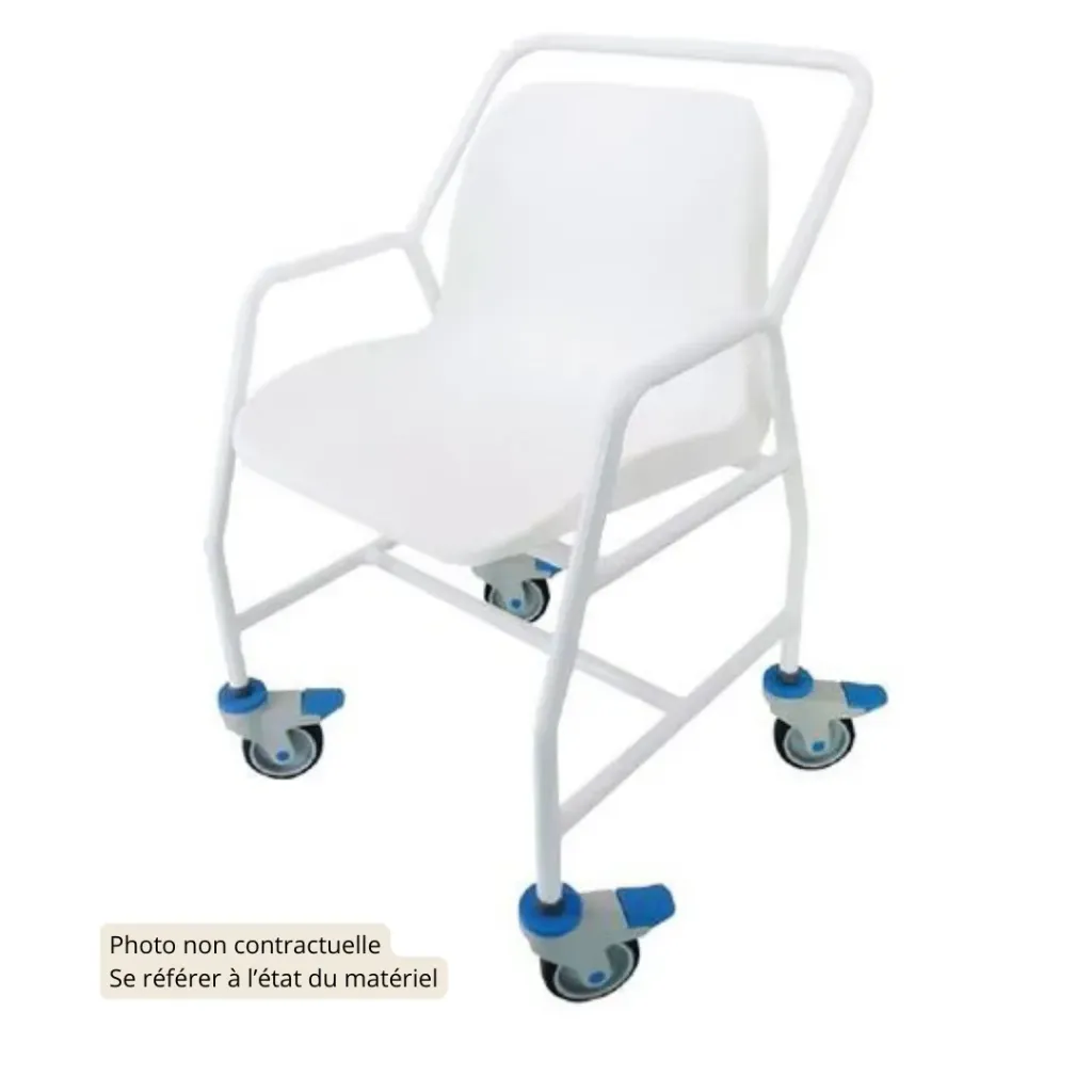 Nomad chaise de douche à roulettes