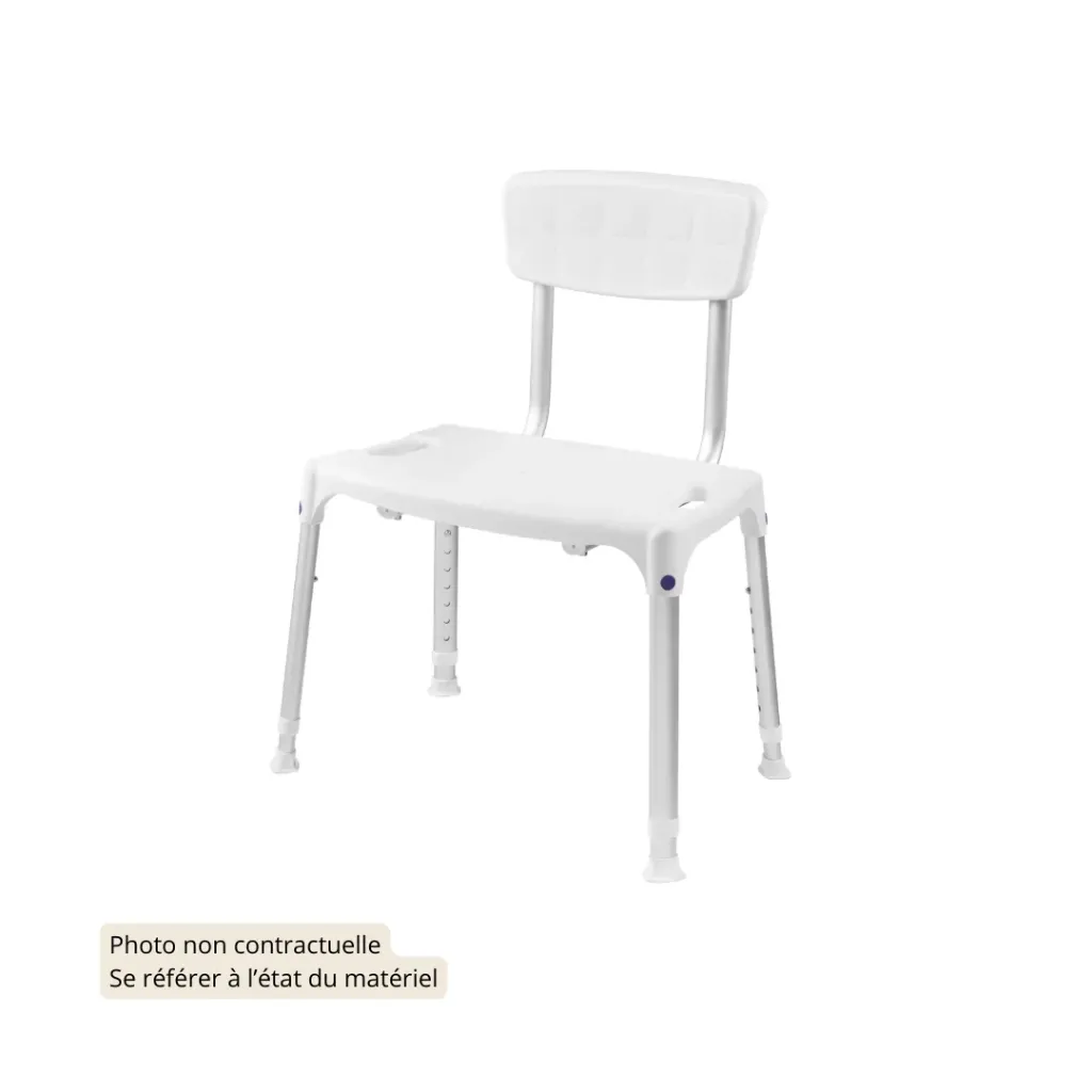 Chaise de douche avec dossier (Très bon état)