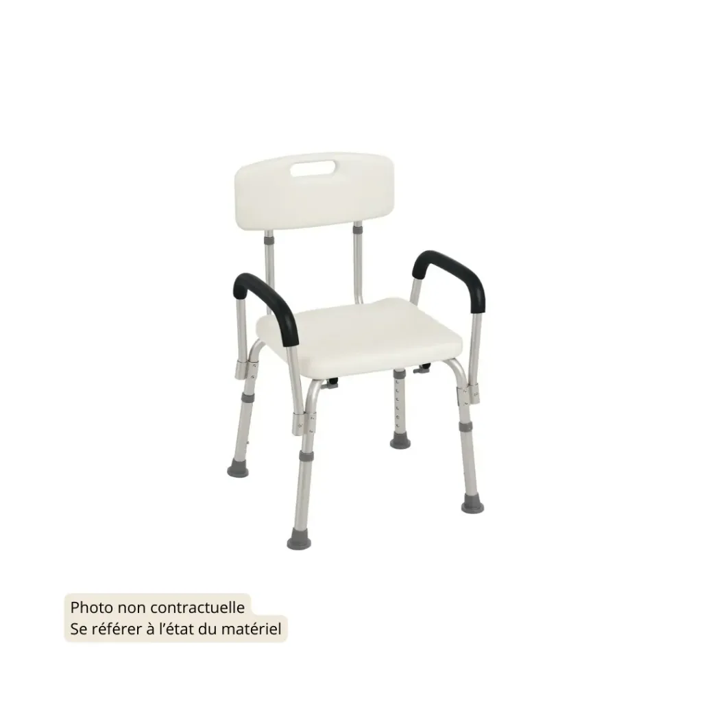 401 A Chaise de douche fixe