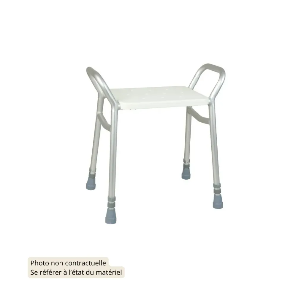 En aluminium Tabouret de douche