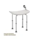 Tabouret de douche - encoches latérales