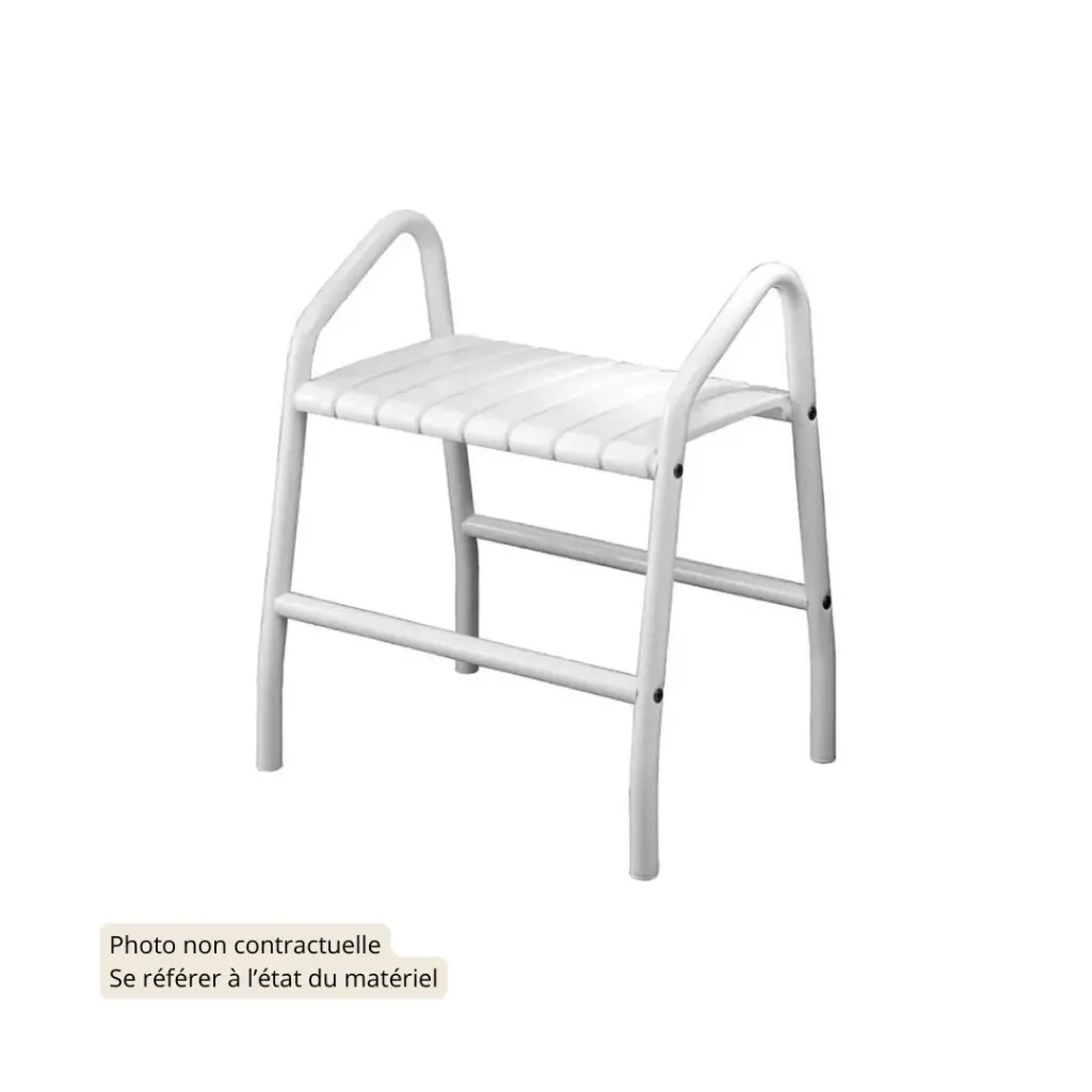 Banc de douche avec poignées