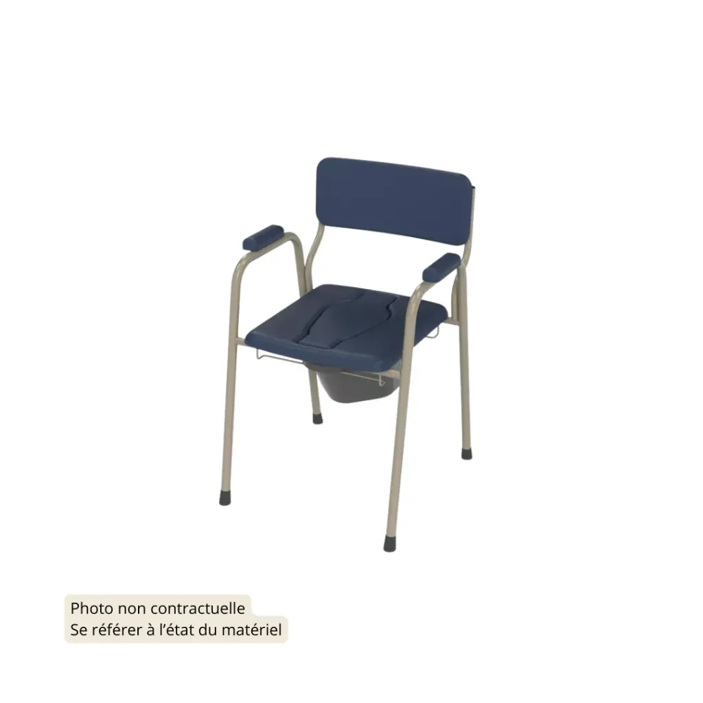 Chaise percée de toilette avec assise relevable Jelly