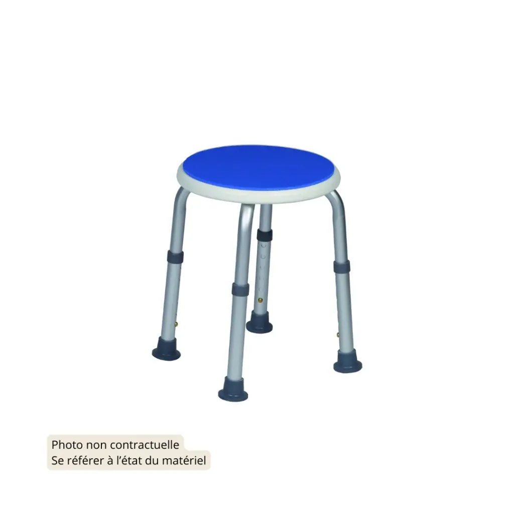 Tabouret blue seat