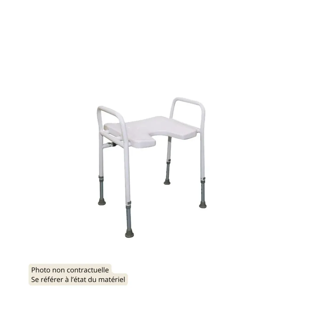 Tabouret avec accoudoirs