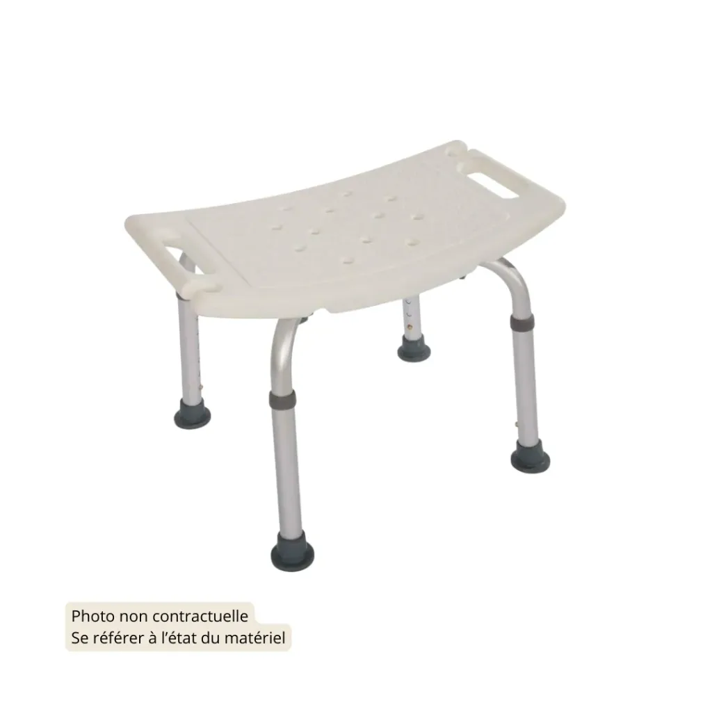Tabouret de douche réglable