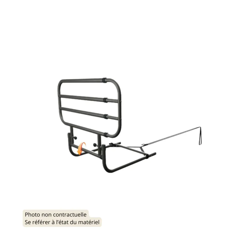 Barrière de lit escamotable